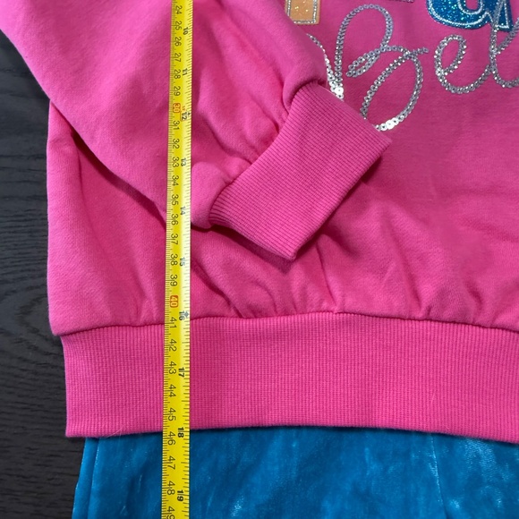 Rare Edition Big Girls Holiday 2 Pc Set - Pants, Sweatshirt Size 8 - Picture 3 of 8